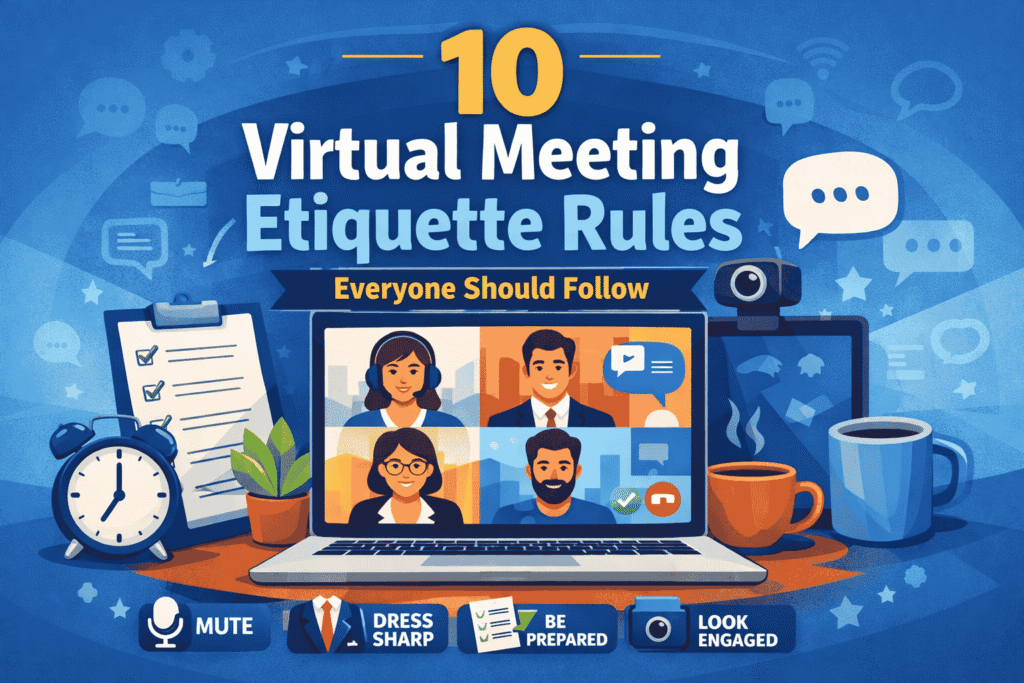 10 Virtual Meeting Etiquette Rules Everyone Should Follow
