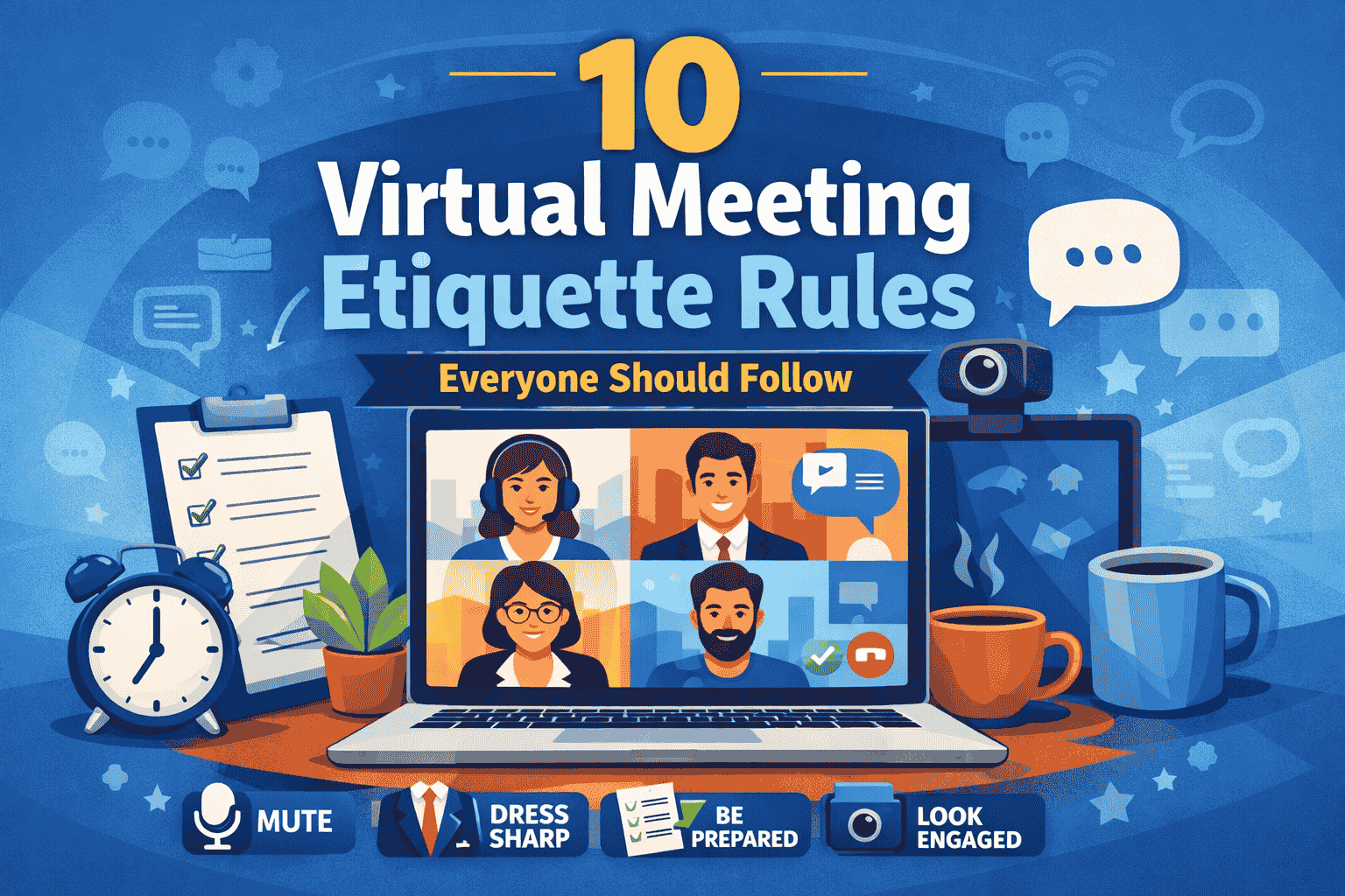 10 Virtual Meeting Etiquette Rules Everyone Should Follow